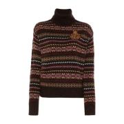 Bruine Lauren Sweaters Ralph Lauren , Multicolor , Dames