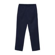 Blauwe Katoenmix Tapered Broek Aspesi , Blue , Heren