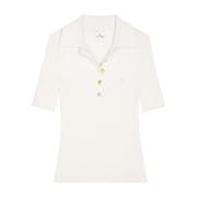 Witte T-shirts en Polos Courrèges , White , Dames