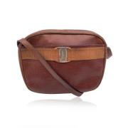 Pre-owned Leather shoulder-bags Salvatore Ferragamo Pre-owned , Brown ...