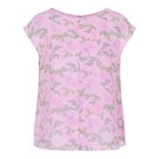 Mouwloze top met binnenhemd Emporio Armani , Pink , Dames