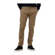 Bruine Chino Stretch Twill Broek PME Legend , Beige , Heren