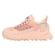 Leather sneakers Off White , Pink , Dames