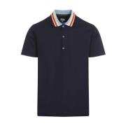 Donkerblauw Gestreepte Kraag Polo Shirt PS By Paul Smith , Blue , Here...