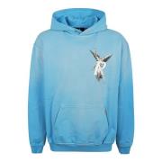 Elektrisch Blauwe Archangel Hoodie Represent , Blue , Heren