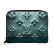 Pre-owned Canvas wallets Louis Vuitton Vintage , Blue , Dames