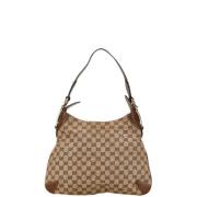 Pre-owned Canvas gucci-bags Gucci Vintage , Beige , Dames