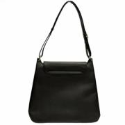 Pre-owned Leather shoulder-bags Salvatore Ferragamo Pre-owned , Black ...