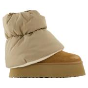 Leather boots UGG , Brown , Dames