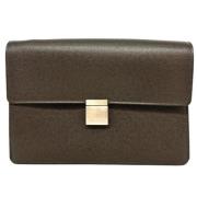 Pre-owned Canvas clutches Louis Vuitton Vintage , Brown , Dames