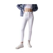 Moderne witte denim broek Salsa , White , Dames