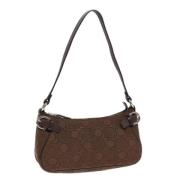 Pre-owned Suede shoulder-bags Salvatore Ferragamo Pre-owned , Brown , ...