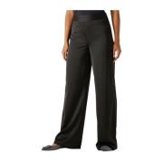 Elegante Zwarte Pantalon voor Vrouwen Co'Couture , Black , Dames