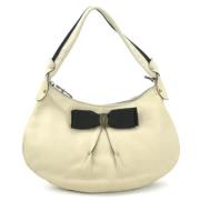 Pre-owned Leather shoulder-bags Salvatore Ferragamo Pre-owned , Gray ,...