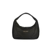 Zwarte Nylon Hobo Schoudertas van Caia Chiara Ferragni Collection , Bl...