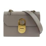 Pre-owned Leather shoulder-bags Christian Louboutin Pre-owned , Gray ,...