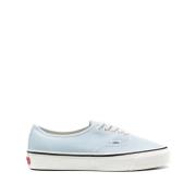 Blauwe Canvas Sneakers met Streepdetail Vans , Blue , Heren