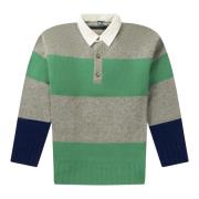 Kasjmier Rugby in Husky Green Stripes No Name , Multicolor , Heren