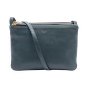 Pre-owned Leather celine-bags Celine Vintage , Green , Dames