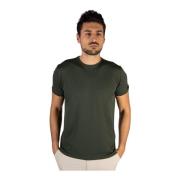 Slim-fit Katoenen Piqué T-shirt RRD , Green , Heren