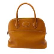 Pre-owned Leather handbags Hermès Vintage , Brown , Dames