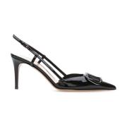 Elegante Slingback Schoenen Valentino Garavani , Black , Dames