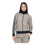 Leopard Firebird Zwarte Rits Sweater Adidas Originals , Black , Dames