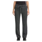 Gordel Straight Leg Broek b.young , Gray , Dames