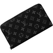 Pre-owned Fabric wallets Louis Vuitton Vintage , Black , Heren