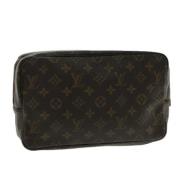 Pre-owned Canvas clutches Louis Vuitton Vintage , Brown , Dames