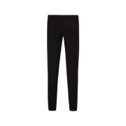 Stretch Chino Broek Rechte Pijp Liu Jo , Black , Dames