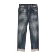 Wijde pasvorm vijf-pocket jeans Dondup , Blue , Heren