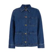 Silvana Logo Shirt A.p.c. , Blue , Dames