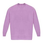 Wit Label Gebreide Trui Avant Toi , Purple , Heren