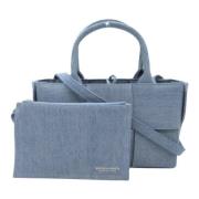 Pre-owned Denim totes Bottega Veneta Vintage , Blue , Dames