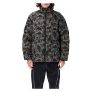 Camo Duck Grey Puffer Jas Aw24 Carhartt Wip , Gray , Heren