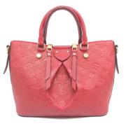 Pre-owned Canvas handbags Louis Vuitton Vintage , Red , Dames