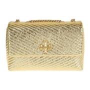 Metallic Handtas Kira Stijl Tory Burch , Yellow , Dames