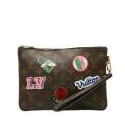 Pre-owned Canvas louis-vuitton-bags Louis Vuitton Vintage , Brown , Da...