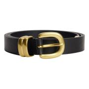 Leren Riem Zoilo By Herenne Birger , Black , Dames