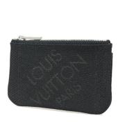 Pre-owned Canvas wallets Louis Vuitton Vintage , Black , Dames