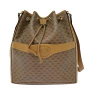 Pre-owned Canvas gucci-bags Gucci Vintage , Beige , Dames