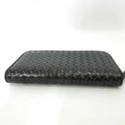 Pre-owned Leather wallets Bottega Veneta Vintage , Black , Dames