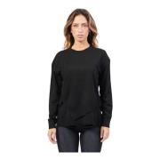 Zwarte Stijlvolle Top Silvian Heach , Black , Dames