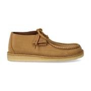 Woestijn Nomade Leren Enkellaars Clarks , Beige , Heren