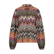 Winter Festival Blouse Lange Mouw Tramontana , Multicolor , Dames