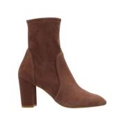 Stretch Mid-Calf Soklaarsjes Stuart Weitzman , Brown , Dames