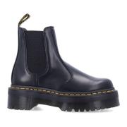 Zwarte Gesloten Schoenen Beatle Quad Laarzen Dr. Martens , Black , Dam...