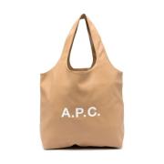 Beige Ninon Tote Tas A.p.c. , Beige , Dames