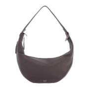 Elegante Augustine Hobo Tas Khaite , Brown , Dames